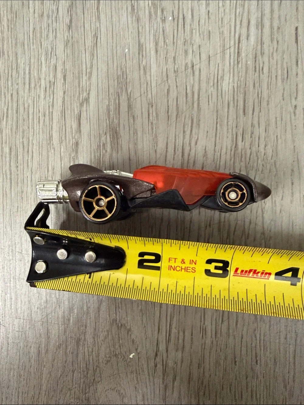 VERY RARE 2006 Hot Wheels McDonald’s Giveaway Jet Race Car – Brown & See-Through